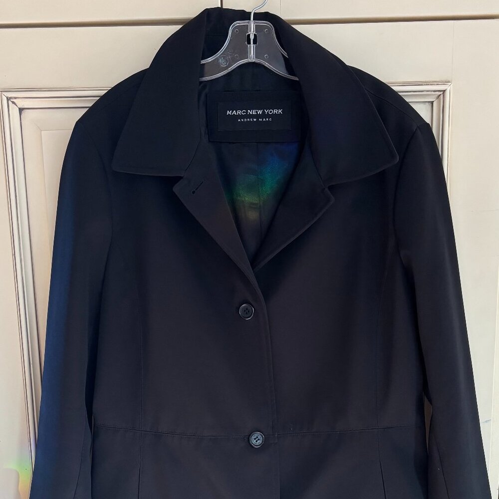 Marc New York Andrew Marc All Weather Black Jacket